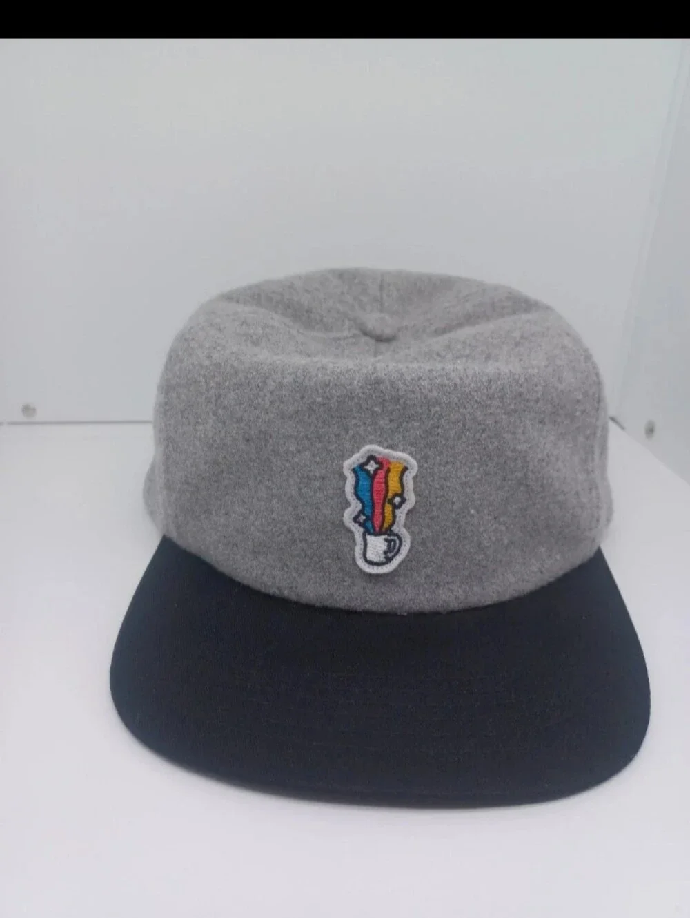 Rare Cat & Cloud Coffee Santa Cruz Wool Adjustable Hat Cap Adult One Size